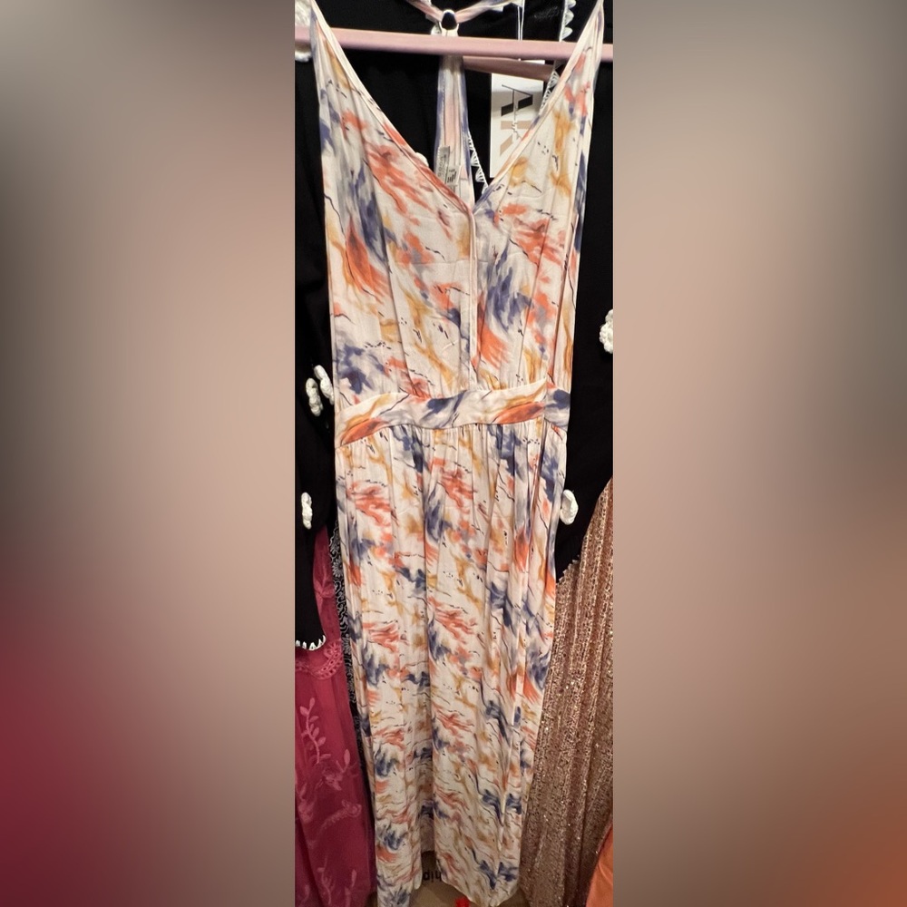 See U Soon tie-dye style dress. Size: XL. NWT. Ask: $50.